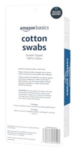 Amazon Basics Cotton Swabs for Personal Hygiene and Baby Care, 500 Count, 1 Pack - Image 4
