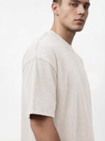 JMIERR 2 Pack Oversized T Shirts for Men Women Vintage Wash 100% Cotton Crewneck Heavyweight Tee Tops - Image 2