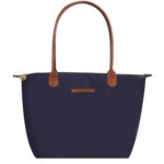 Waterproof Nylon Tote bag for Women Lightweight Designer Handbag with Zipper Stylish and Durable Purse