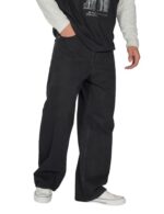 Plaid&Plain Men's Hip Hop Baggy Jeans Casual Wide Leg Y2k Skateboard Vintage Denim Pants Streetwear - Image 4