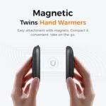 OCOOPA Magnetic Hand Warmers Rechargeable 2 Pack, UL Safety Heat 100-126°F, 3-Settings, Pocket-Sized, Max. 8 Hrs Long Lasting,Great for Raynauds, Golf, Hunting, Camping, Gifts for Men Women, UT3 Lite - Image 6