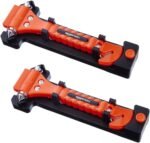 Amazon Basics Emergency Seat Belt Cutter and Window Hammer Tool, Car Accessories, 2 Pack, SW-835 - Image 3