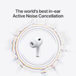 Apple AirPods Pro 3 Wireless Earbuds, Active Noise Cancellation, Live Translation, Heart Rate Sensing,Hearing Aid Feature,Bluetooth Headphones,Spatial Audio, High-Fidelity Sound, USB-C Charging, White Visit the Apple Store - Image 4