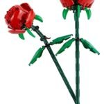 LEGO Roses - Building Toy for Kids, Girls & Boys, Ages 8+ - Artificial, Fake Roses for Home Decor & Display - Gift Idea for Plant & Flower Lovers - 40460