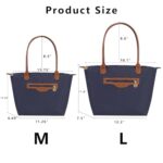 Waterproof Nylon Tote bag for Women Lightweight Designer Handbag with Zipper Stylish and Durable Purse - Image 5