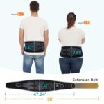 Comfytemp Cordless Heating Pad with Massager for Back, Portable Lower Back Massager FSA Eligible HSA Rechargeable Wireless Electric, Valentines Day Gifts for Her, Women Men Mom Dad, 3 Heat, 30mins Off - Image 5