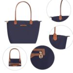 Waterproof Nylon Tote bag for Women Lightweight Designer Handbag with Zipper Stylish and Durable Purse - Image 6