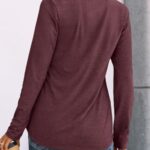 AUTOMET Women's Long Sleeve Shirts 2025 Fall Fashion Dressy Casual Tops Trendy Henley Blouses Cute Work Outfits Clothes