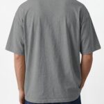 JMIERR 2 Pack Oversized T Shirts for Men Women Vintage Wash 100% Cotton Crewneck Heavyweight Tee Tops