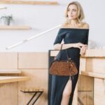 Luxury Leopard Print Genuine Suede Handbag, Brown Leather Trim, Shoulder Strap, Tassel Detail, Fashion Crossbody Purse - Image 2