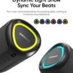 Portable Bluetooth Speaker Valentines Gifts For Him: Powerful Crystal Clear Sound/Romantic Light/IPX5 Waterproof/All Day Playtime/BT 5.3/TWS Paring,Small Wireless Speaker for Outdoor|Travel|Date Night