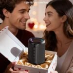 Portable Bluetooth Speaker Valentines Gifts For Him: Powerful Crystal Clear Sound/Romantic Light/IPX5 Waterproof/All Day Playtime/BT 5.3/TWS Paring,Small Wireless Speaker for Outdoor|Travel|Date Night