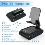 Valentines Day Gifts for Him Men, Cell Phone Stand with Wireless Bluetooth Speaker, Birthday Gifts for Men Unique, Mens Gift for Dad Husband Boyfriend, Cool Gadgets for Mens - Image 6