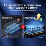 OEJBK 16PROMA X Smartphone New Upgrade 16GB+512GB/6.99" Display 68+108MP Zoom Camera,Tempered Glass Finish, 7000mAh Android 14 Smartphone (Pink) - Image 3