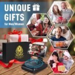 Valentines Day Gifts for Him Men, Cell Phone Stand with Wireless Bluetooth Speaker, Birthday Gifts for Men Unique, Mens Gift for Dad Husband Boyfriend, Cool Gadgets for Mens - Image 4