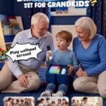 Karaoke Machine for Kids, 2026 TOP Birthday Gifts Toys Ideas for Boys Ages 4, 5, 6, 7, 8, 9, 10, 12+ Years Old, Portable Mini MP3 Player with 2 Wireless Mics for Party