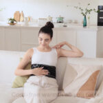 Comfytemp Cordless Heating Pad with Massager for Back, Portable Lower Back Massager FSA Eligible HSA Rechargeable Wireless Electric, Valentines Day Gifts for Her, Women Men Mom Dad, 3 Heat, 30mins Off