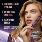 Maybelline Lash Sensational Sky High Washable Mascara Makeup, Volumizing, Lengthening, Defining, Curling, Multiplying, Buildable Formula, Blackest Black, 1 Count - Image 6