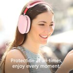 Silicone Case Cover for AirPods Max Headphones, Ear Pad Case Cover/Ear Cups Cover/Headband Cover for AirPods Max (USB-C/Lightning)(2024/2020),Accessories Silicone Protector for Apple AirPods Max, Pink | Ear Pad Case Cover, Ear Cups Cover, Headband Cover, USB-C, Lightning, 2024 - Image 6