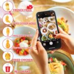 ZLSPTK Cute Phone Charms Pink Cellphone Charms for Case Kawaii Charm for Phone Black Car Keychain Charm Kit White Mobilephone Keychain Aesthetic Accessories for Bag Airpods Camera Pendant Decor - Image 3