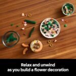 LEGO Botanicals Mini Orchid Building Set - Artificial, Fake Orchid for Home Decor, Adults Ages 18+ - Gift for Birthdays - Indoor Plant Decorations for Table, Desk, Office - 10343 - Image 4