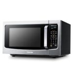 TOSHIBA EM131A5C-BS Countertop Microwave Ovens 1.2 Cu Ft, 12.4" Removable Turntable Smart Humidity Sensor 12 Auto Menus Mute Function ECO Mode Easy Clean Interior Black Color 1000W - Image 7