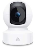 Kasa 1080p Indoor Pan/Tilt Wired Security Camera - Works as a Baby & Pet Monitor, Motion Detection & Tracking, 2-Way Audio, Night Vision, Subscription-Free Local Storage or Optional Cloud, EC70
