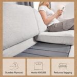 GORILLA GRIP Heavy Duty Couch Cushion Support Board to Fix Sagging Sofas, 21.5 x 70 Sofa, Thick Plywood Boards Add Strong Seat Supports, Stays in Place, Replacement Stuffing Under Couches, Grey - Image 6