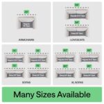 GORILLA GRIP Heavy Duty Couch Cushion Support Board to Fix Sagging Sofas, 21.5 x 70 Sofa, Thick Plywood Boards Add Strong Seat Supports, Stays in Place, Replacement Stuffing Under Couches, Grey - Image 2