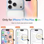 FNTCASE for iPhone 17 Pro-Max Case: [Compatible with Magsafe] Translucent Matte Cases with [Full Camera Protection] [Screen Protector] Military Grade Shockproof Protective Phone Cover - Light Pink