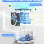 Dehumidifier, 35 OZ Small Dehumidifiers for Bedroom for Home, Quiet with Auto Shut Off, Dehumidifiers for Bedroom (280 sq. ft), Bathroom, RV, Closet, White