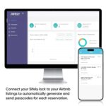 Fingerprint Smart Door Lock with Handle & Keypad – No More Lost Keys, Keyless Entry & Remote Access for Home, Kids, Airbnb & Rental Property, DIY Install, Alexa & Google Compatible - Image 2