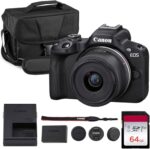 Canon EOS R50 Mirrorless Camera Kit – APS-C RF Camera with 18-45mm Lens, 4K Video, Dual Pixel AF II & Vari-Angle Touchscreen (5811C012) + Shoulder Bag + 64GB Memory Card - Image 4