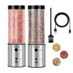 Larger Capacity Electric Salt and Pepper Grinder Set, Rechargeable Salt and Pepper Shakers Set, Kitchen Gadgets Salt and Pepper Mill - Image 5