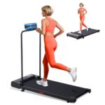 Walking Pad Treadmill with Handle Bar, 2026 Upgrade Portable Under Desk Treadmill for Home Small with Handles, 3.0HP Walking Pad for Home, 0.6-7.6MPH, 350LBS - Image 3