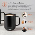 Ember Temperature Control Smart Mug 2, 14 Oz, App-Controlled Heated Coffee Mug with 80 Min Battery Life and Improved Design, Black - Image 7