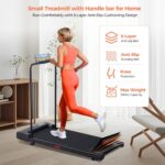 Walking Pad Treadmill with Handle Bar, 2026 Upgrade Portable Under Desk Treadmill for Home Small with Handles, 3.0HP Walking Pad for Home, 0.6-7.6MPH, 350LBS - Image 8
