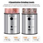 Larger Capacity Electric Salt and Pepper Grinder Set, Rechargeable Salt and Pepper Shakers Set, Kitchen Gadgets Salt and Pepper Mill - Image 6