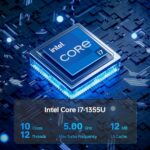 HP 17 Laptop, 17.3" HD+ Touchscreen Display, 12th Gen Intel Core i7-1255U, 64GB RAM, 2TB SSD, Webcam, HDMI, SuperSpeed USB Ports, Wi-Fi 6, Windows 11 Home, Silver - Image 2