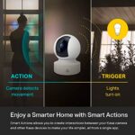 Kasa 1080p Indoor Pan/Tilt Wired Security Camera - Works as a Baby & Pet Monitor, Motion Detection & Tracking, 2-Way Audio, Night Vision, Subscription-Free Local Storage or Optional Cloud, EC70 - Image 3
