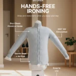 Automatic Ironing Machine✔ Automatically dries and smooths clothing ✔ Hands-free setup, just place your item and let it run ✔ Works on shirts, pants, dresses, and more ✔ Gentle airflow for easy everyday fabric care ✔ No ironing board needed, less effort day to day